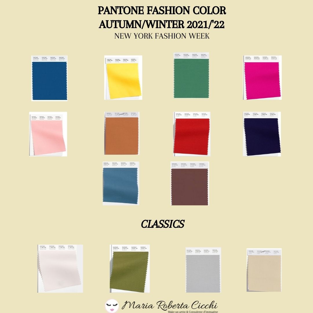 foto NEW YORK FASHION WEEK Pantone fashion color 2021 2022 